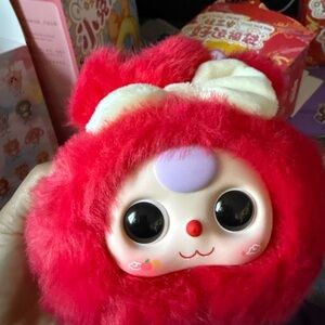 Baby three good luck bag red